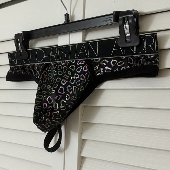 Andrew Christian Animal Disco Thong - Picture 2 of 3